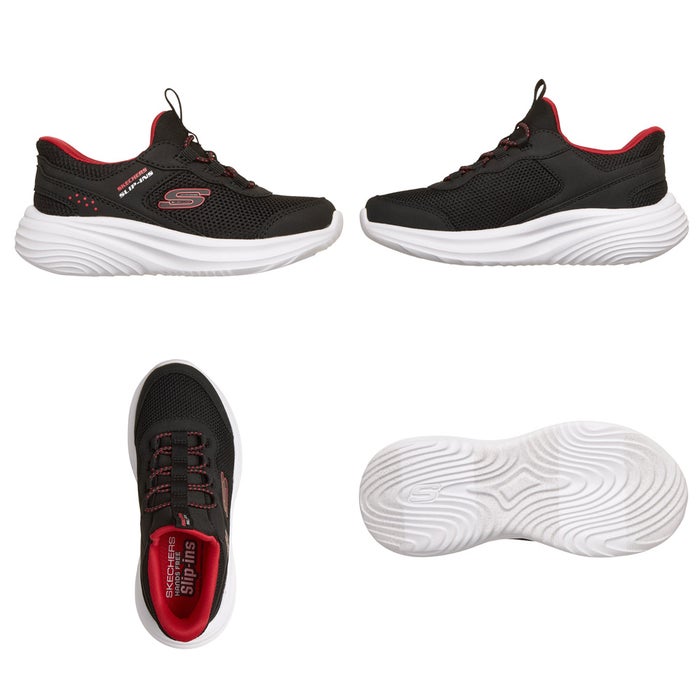 スケッチャーズ スリップインズ キッズ ジュニア スニーカー スリッポン 女の子 男の子 靴 ノーマル幅 303690L 404208L 303619L バウンダー プロ SKECHERS Slip-Ins BOUNDER PRO