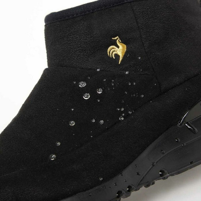 ルコックスポルティフ レディース ショートブーツ ブーツ 靴 LCS ムート LU5FBT91LZ 防水 防寒 発熱 蓄熱 防滑 軽量 3E ゆったり サイドファスナー le coq sportif