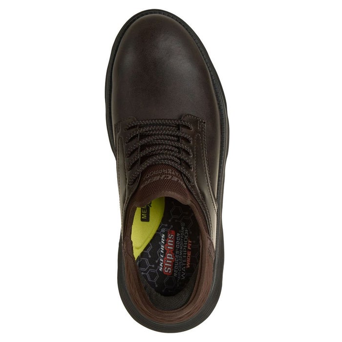 スケッチャーズ スリップインズ メンズ 幅広 ワイド幅 4E ガルザ カーリン たったまま履ける 革靴 スリッポン スニーカー 履きやすい 靴 ゴム紐 SKECHERS Slip-ins GARZA CARLYN 205278W 履きやすい ハンズフリー