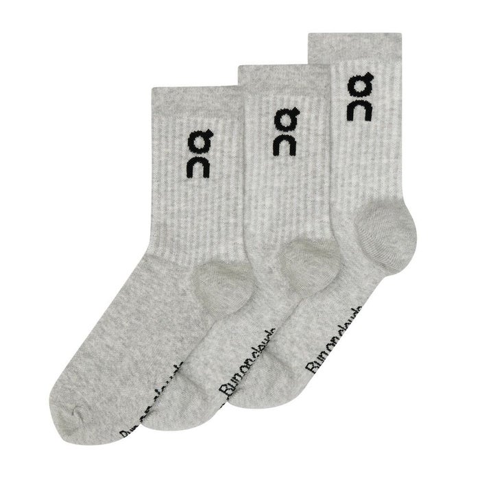 On オン ソックス Logo Sock High 3P ロゴ ソックス ハイ 2UF10310069 2UF10310553 2UF10311732 靴下 3足組  通気性 メンズ レディース デイリー