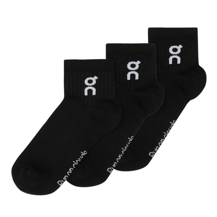 On オン ソックス Logo Sock Mid 3P ロゴ ソックス ミッド 2UF10520069  2UF10520553  2UF10521732 靴下 3足組  通気性 メンズ レディース デイリー