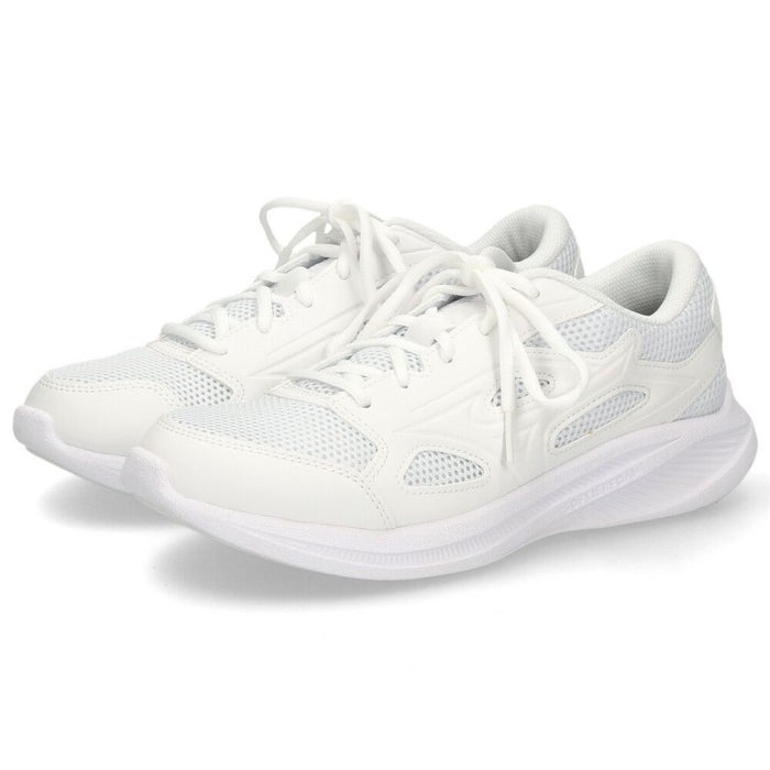 ミズノ ランニングシューズ メンズ レディース 靴 スニーカー マキシマイザー27 K1GA250201 01 ホワイト 白 3E 幅広 ゆったり 通勤 通学 学生 運動靴 紐靴 MIZUNO