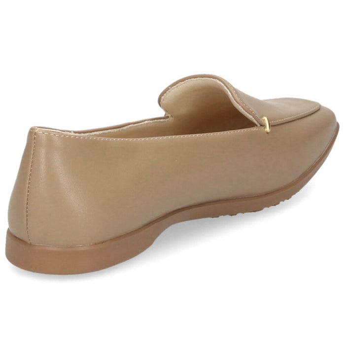 レディース パンプス ビット付き フラットパンプス 靴 柔らか 軽量 屈曲性 ゆったり 3E ブラック アイボリー オーク ふかふかクッション Parade パレード 51116