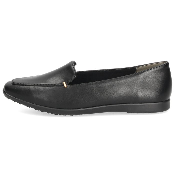 レディース パンプス ビット付き フラットパンプス 靴 柔らか 軽量 屈曲性 ゆったり 3E ブラック アイボリー オーク ふかふかクッション Parade パレード 51116