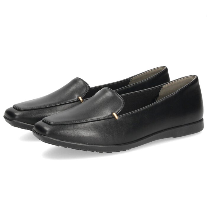 レディース パンプス ビット付き フラットパンプス 靴 柔らか 軽量 屈曲性 ゆったり 3E ブラック アイボリー オーク ふかふかクッション Parade パレード 51116