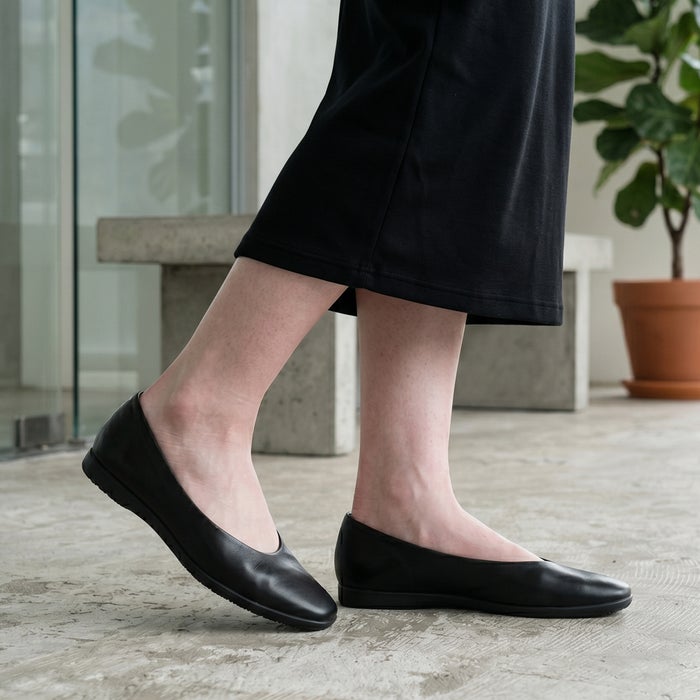 パンプス 黒 ローヒール 痛くない 疲れない 軽量 やわらか ビジネス 靴 屈曲パンプス ベーシック ゆったり 3E 卒園式 卒業式 スーツ Parade パレード 51114 51115