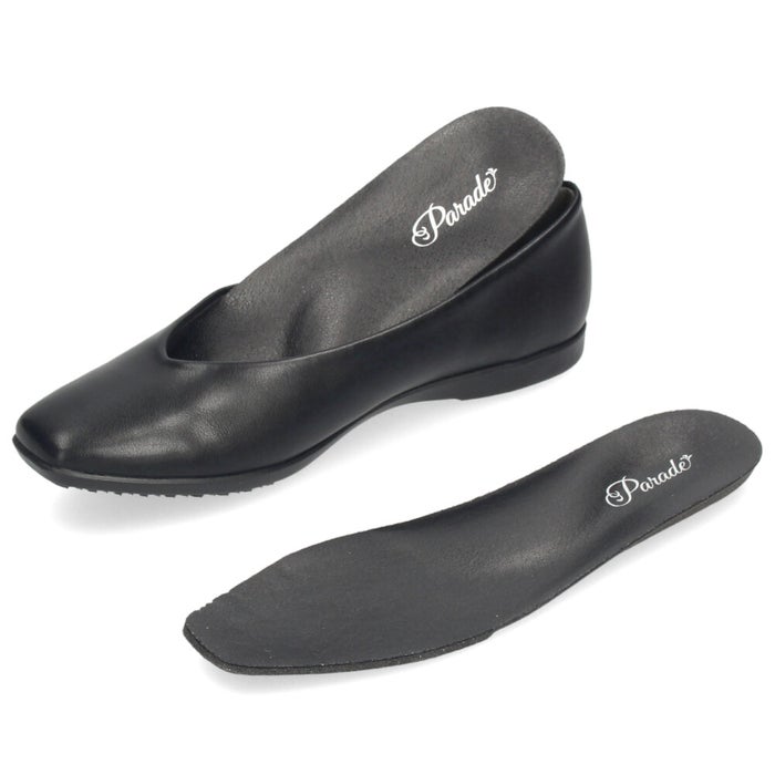 パンプス 黒 ローヒール 痛くない 疲れない 軽量 やわらか ビジネス 靴 屈曲パンプス ベーシック ゆったり 3E 卒園式 卒業式 スーツ Parade パレード 51114 51115