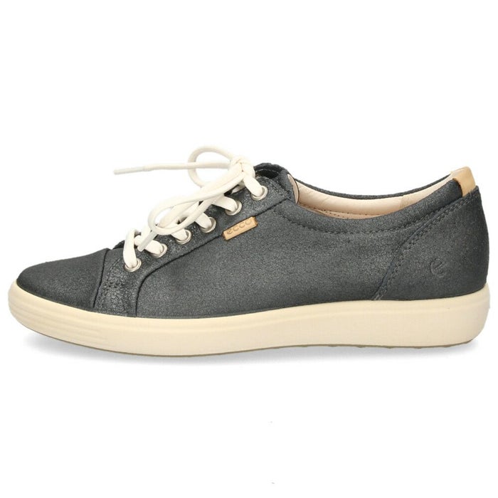 エコー ecco スニーカー レザースニーカー レディース 靴 430003 SOFT 7 W 本革 レースアップ ローカット カジュアル シンプル 快適な履き心地 コンフォートシューズ