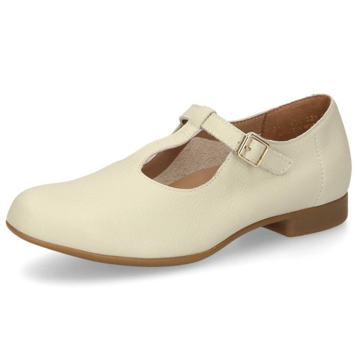 Tストラップシューズ レディース あしながおじさん 靴 2810533 牛革  疲れない 痛くない ブラック ブラウン アイボリー パンプス ローヒール