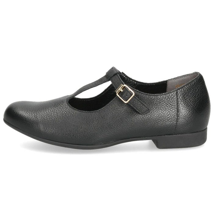 Tストラップシューズ レディース あしながおじさん 靴 2810533 牛革  疲れない 痛くない ブラック ブラウン アイボリー パンプス ローヒール