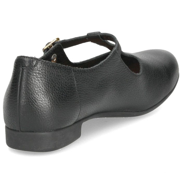 Tストラップシューズ レディース あしながおじさん 靴 2810533 牛革  疲れない 痛くない ブラック ブラウン アイボリー パンプス ローヒール