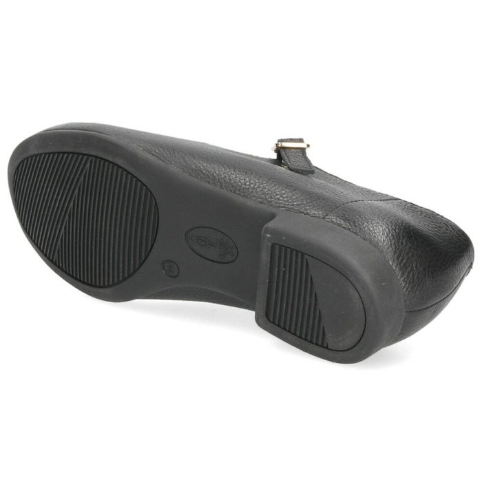 Tストラップシューズ レディース あしながおじさん 靴 2810533 牛革  疲れない 痛くない ブラック ブラウン アイボリー パンプス ローヒール