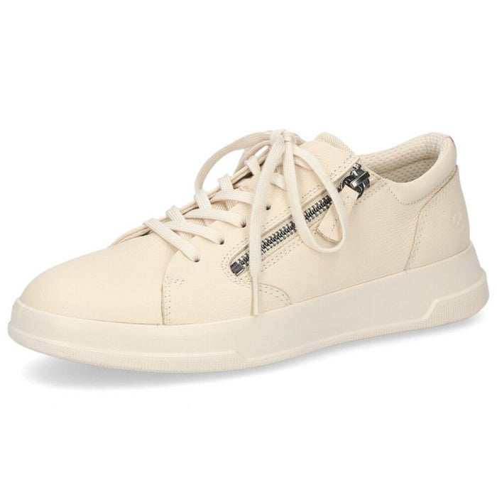 エコー ecco スニーカー レザースニーカー レディース 靴 223813 MOVE W ZIP LACE SNEAKER 本革 サイドジップ レースアップ コンフォートシューズ  快適な履き心地 カジュアル