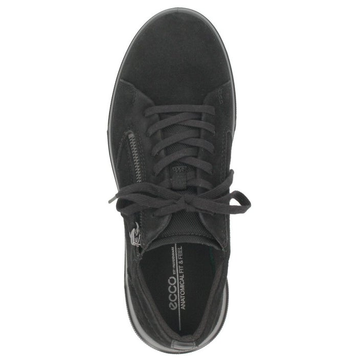 エコー ecco スニーカー レザースニーカー レディース 靴 223813 MOVE W ZIP LACE SNEAKER 本革 サイドジップ レースアップ コンフォートシューズ  快適な履き心地 カジュアル