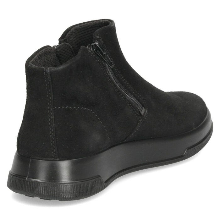エコー ecco ブーツ スエード レディース 靴 223823 MOVE W ZIP BOOTIE 本革 サイドジップ アンクルブーツ ブーティ コンフォートシューズ 快適な履き心地