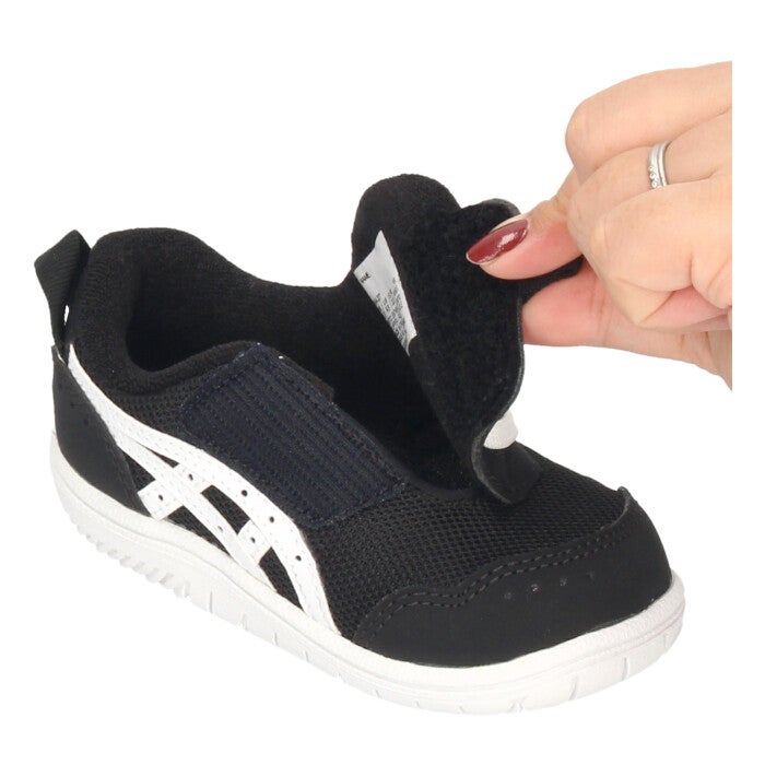 アシックスキッズ スクスク ベビー キッズ スニーカー 靴 子供靴 ブラック 黒 ベルクロ 抗菌 消臭 通気性 ASICS KIDS SUKU2 マイセル BABY 1144A327