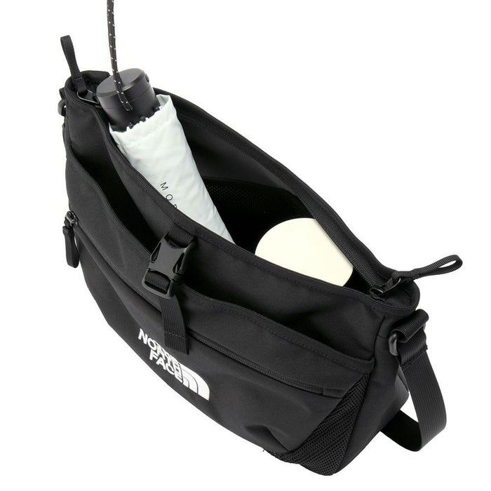 ノースフェイス ショルダーバック リープショルダー THE NORTH FACE NM72601 LEAP SHOULDER 8L 標準的なサイズ 長財布 ペットボトル 折りたたみ傘 ブラック 黒 ホワイト レッド