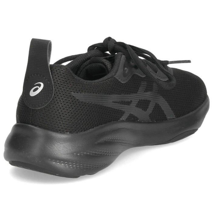 アシックス レーザービーム MQ ジュニア レディース スニーカー 運動靴 通学 通勤 黒 白 靴 紐 軽量 通気性 クッション 1154A226 ASICS LAZERBEAM MQ