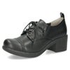 byあしながおじさん レースアップシューズ レディース 8980437 靴 厚底 ヒール レースアップ ラウンドトゥ 歩きやすい 痛くない ゆったり 黒 ブラック