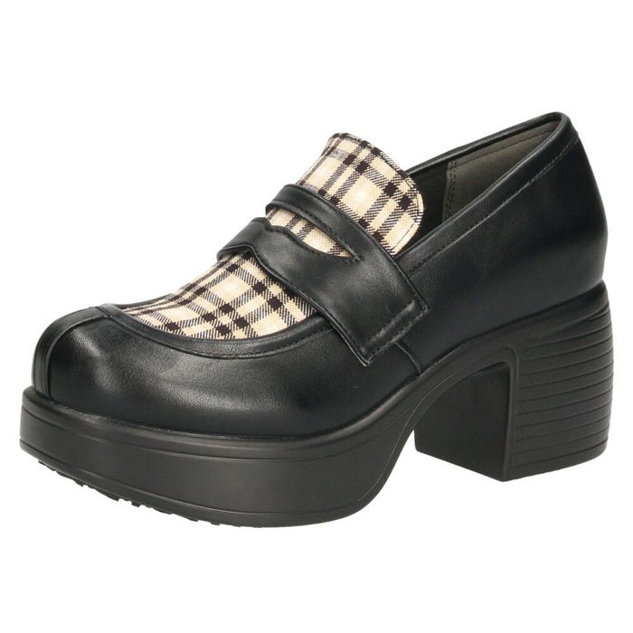 byあしながおじさん 厚底コインローファーパンプス レディース 7cm ヒール 厚底 靴 痛くない 歩きやすい 8490119 黒 ブラック ベージュ 限定カラー