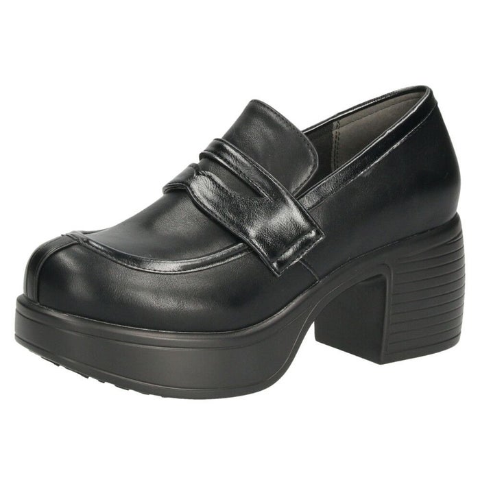 byあしながおじさん 厚底コインローファーパンプス レディース 7cm ヒール 厚底 靴 痛くない 歩きやすい 8490119 黒 ブラック ベージュ 限定カラー