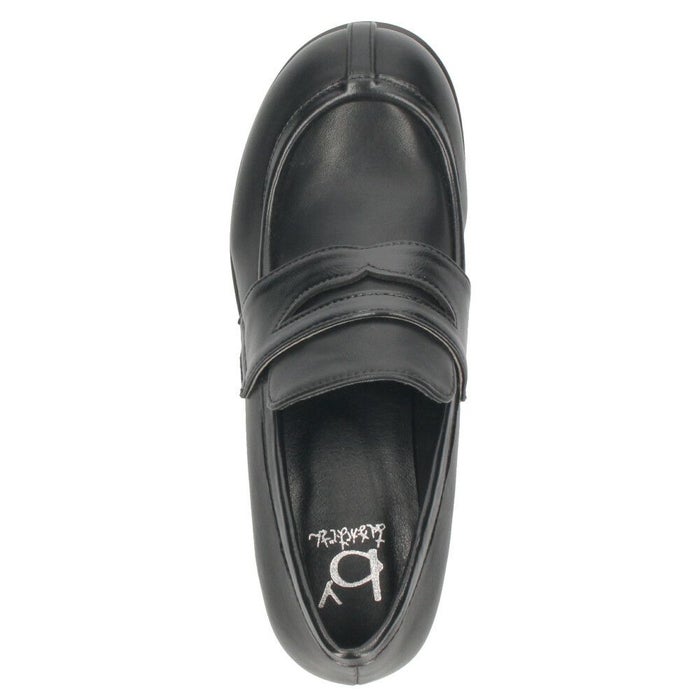 byあしながおじさん 厚底コインローファーパンプス レディース 7cm ヒール 厚底 靴 痛くない 歩きやすい 8490119 黒 ブラック ベージュ 限定カラー