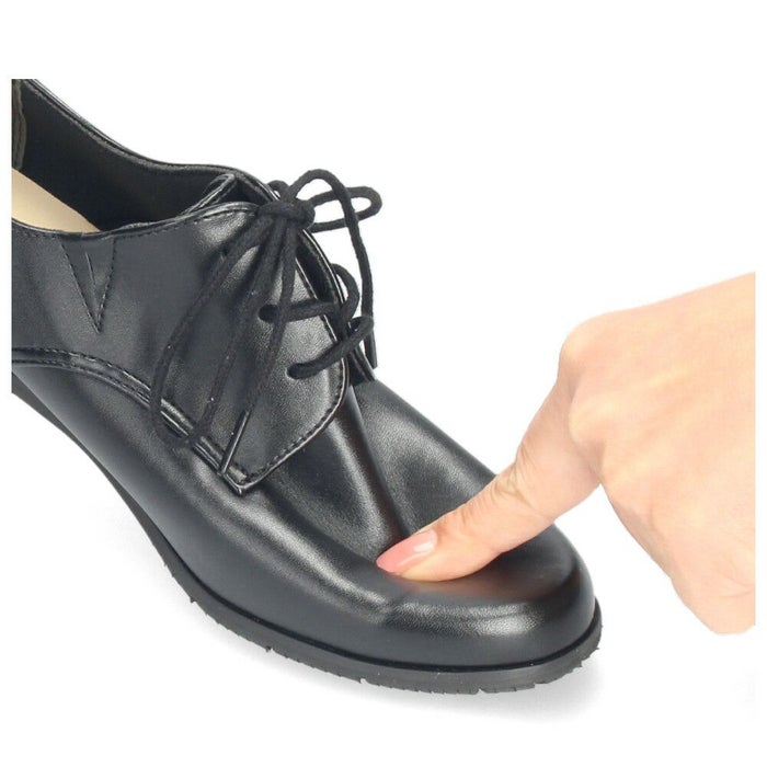 レースアップシューズ レディース レインシューズ 紐靴 晴雨兼用 防水 オックスフォード 黒 柔らかい Parade ZNP8800 ブラック ブラウン