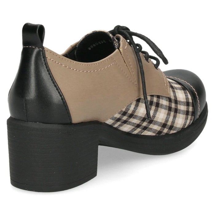 レースアップシューズ レディース ｂｙあしながおじさん 幅広 マニッシュ 980436  靴 ローカット シューズ 厚底 ゆったり