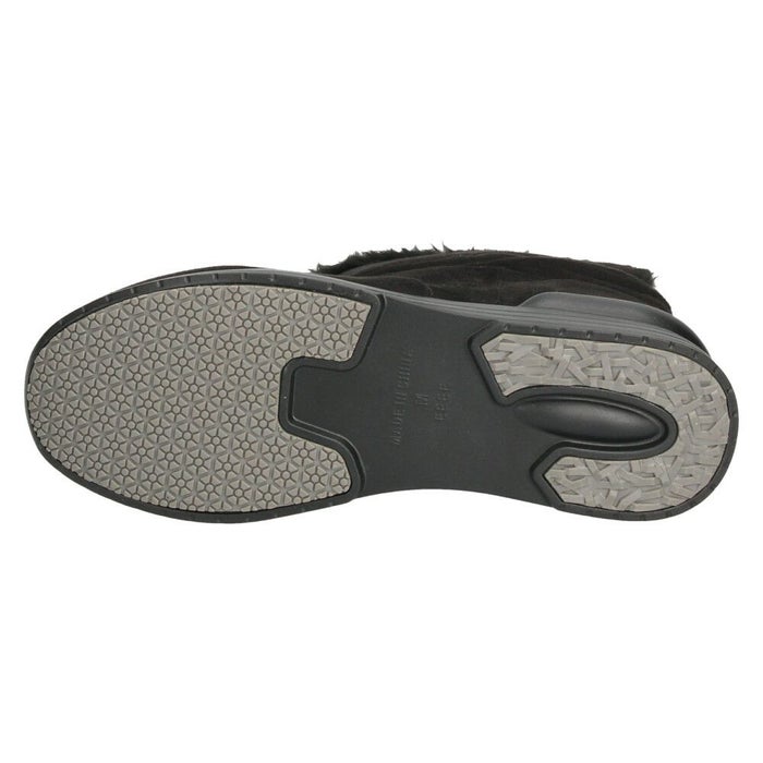 ブーツ レディース 歩きやすい 防水 防寒 防滑 冬 軽量 ミドル丈 ブーツ ボア 黒 スエード 幅広 4E ゆったり 靴 ALUFORT アルフォート 93951