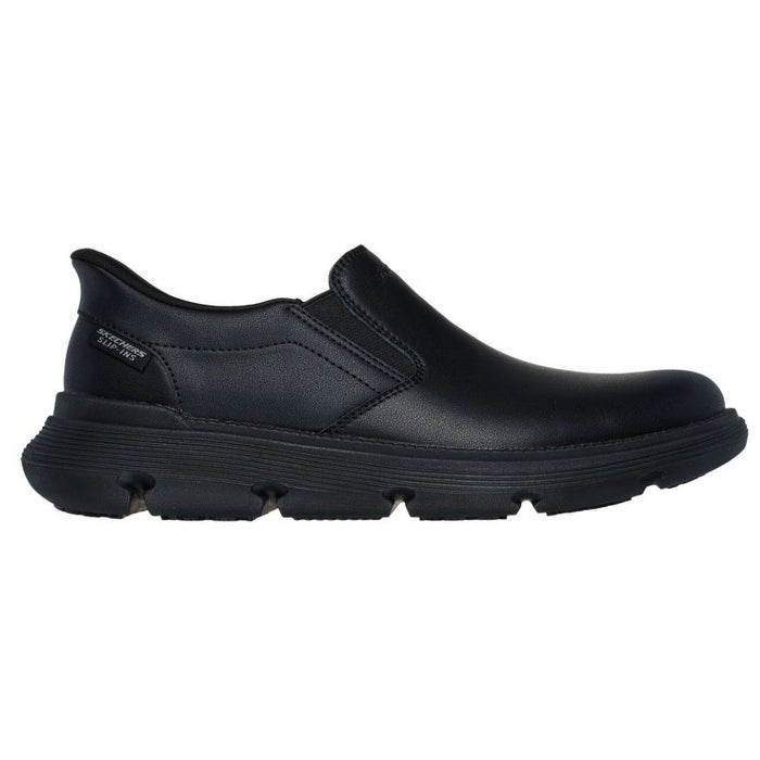 スケッチャーズ スリップインズ メンズ スニーカー ビジネスシューズ スリッポン ガルザSR 靴 ノーマル幅 SKECHERS Slip-ins GARZA SR 200315 ブラック 黒 Parade限定商品