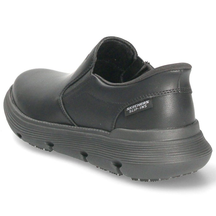 スケッチャーズ スリップインズ メンズ ガルザ スニーカー ビジネスシューズ カジュアル スリッポン ワーク スリップレジスタント SKECHERS Slip-ins 200315 ブラック 黒 軽量 走れる 仕事 本革 Parade限定商品