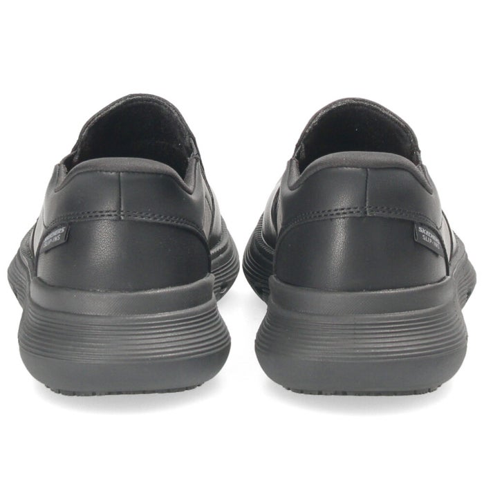 スケッチャーズ スリップインズ メンズ ガルザ スニーカー ビジネスシューズ カジュアル スリッポン ワーク スリップレジスタント SKECHERS Slip-ins 200315 ブラック 黒 軽量 走れる 仕事 本革 Parade限定商品