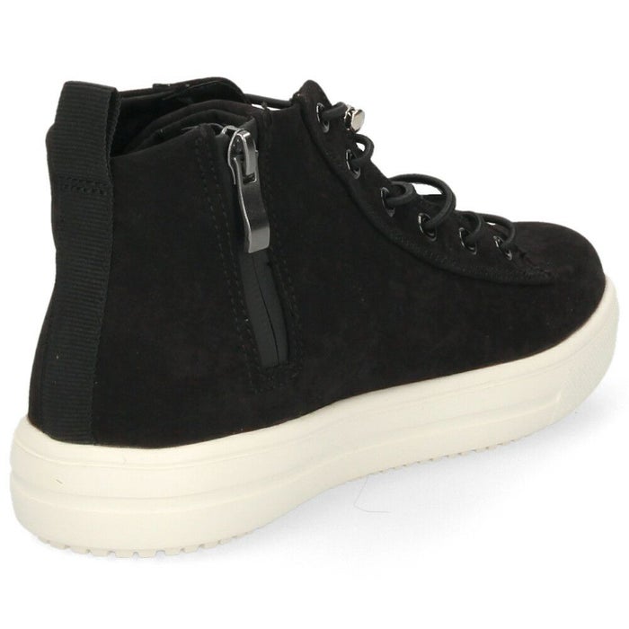 防水スニーカー レディース ミッドカット 防滑 軽量 晴雨兼用 ゴム紐 サイドジップ レインシューズ レインスニーカー Parade 51712