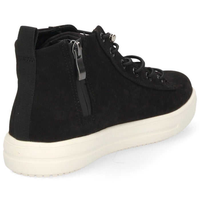 防水スニーカー レディース ミッドカット 防滑 軽量 晴雨兼用 ゴム紐 サイドジップ レインシューズ レインスニーカー Parade 51712