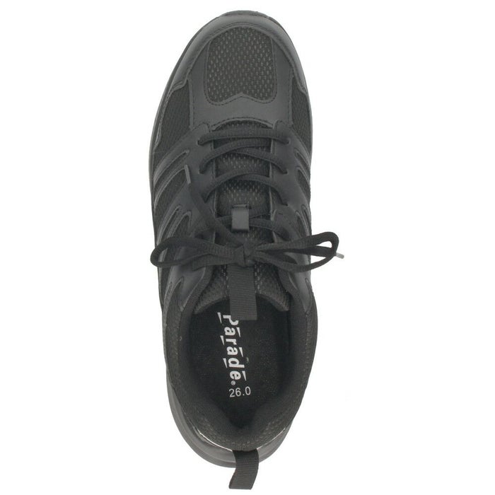 スニーカー メンズ 紐 靴 撥水加工 4E 幅広 ローカット 軽量 通勤 通学 ウォーキング ブラック ホワイト Parade パレード 58303