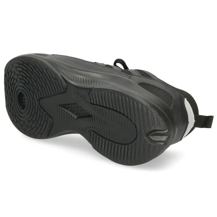 スニーカー メンズ 紐 靴 撥水加工 4E 幅広 ローカット 軽量 通勤 通学 ウォーキング ブラック ホワイト Parade パレード 58303