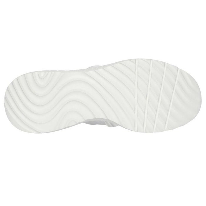 スケッチャーズ スリップインズ レディース スリッポン スニーカー ブラック 黒 オフホワイト ボブス スポート スクワッド カオス インスパイア アウェイ ノーマル幅 リボン SKECHERS 117630 Parade限定商品