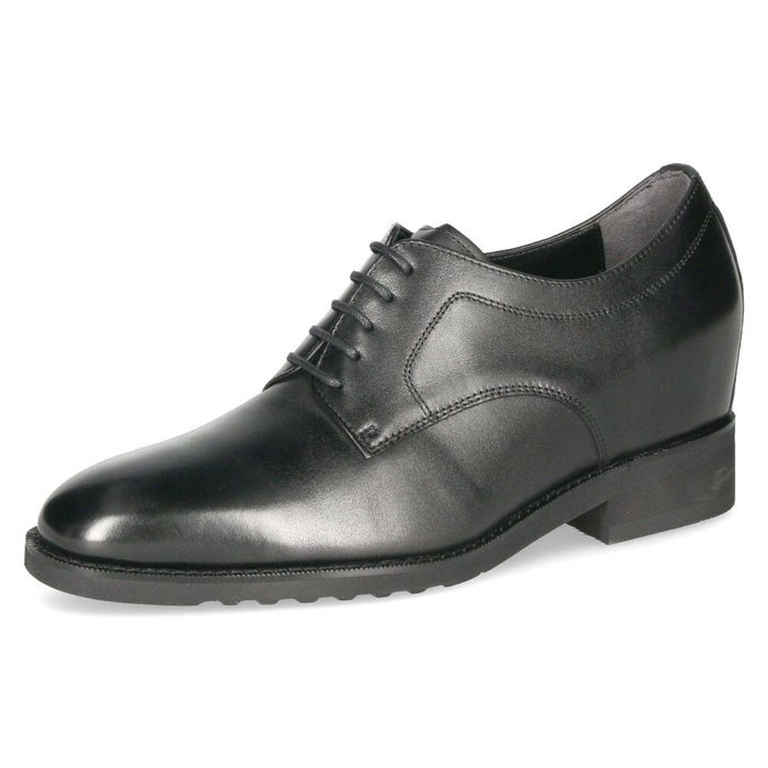 RENICA ヒールアップシューズ シークレットシューズ 7cm ヒール ビジネスシューズ メンズ 本革 幅広 3E プレーントゥ ストレートチップ レニカ 1628 1629 ブラック