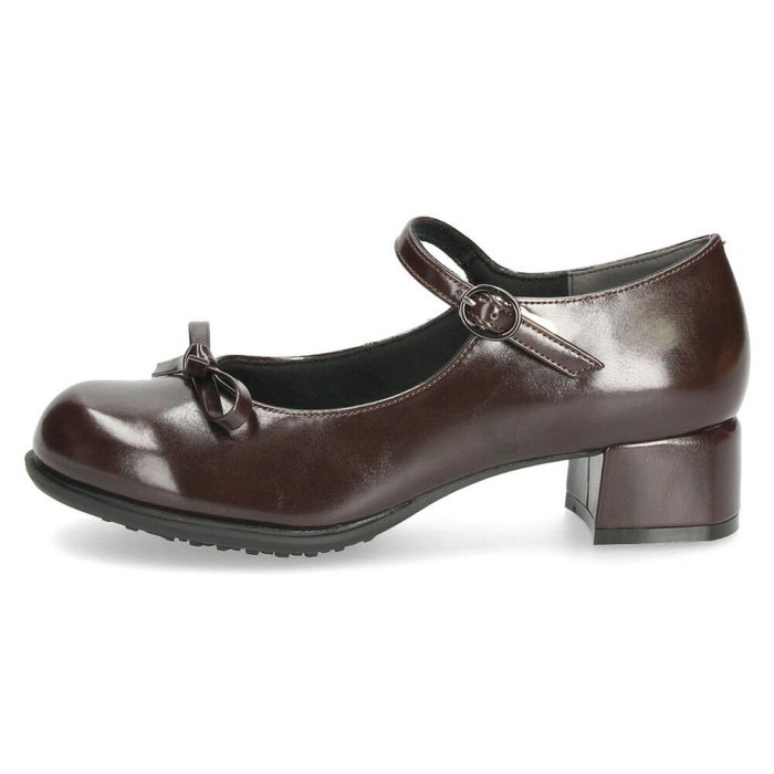 byあしながおじさん おでこ バレエパンプス レディース パンプス メリージェーン 4cm ヒール ストラップ かわいい 歩きやすい 痛くない 8710625