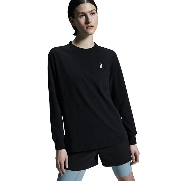 ON Club Long-T クラブロングT 110069 White 110553 Black レディース Tシャツ 長袖 ロンT カジュアル タウンユース デイリーユース ウェア アパレル トップス ロ