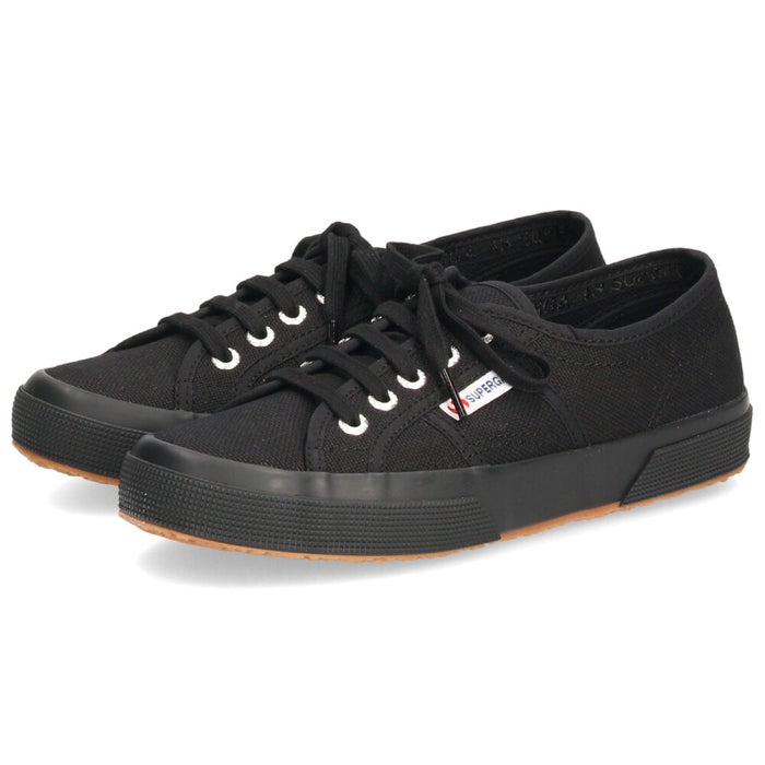 スペルガ 2750 コットンクラシック スニーカー メンズ レディース 靴 ローカット 定番 キャンバス SUPERGA COTU CLASSIC S000010 黒 ブラック