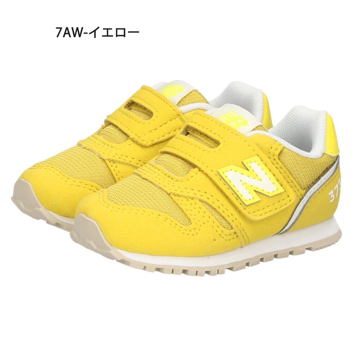 ＼選べる 3カラー／ニューバランス キッズ スニーカー 靴 ファーストシューズ NB I373 ベルクロ 面ファスナー マジックテープ 軽量 幅広 ワイズW new balance