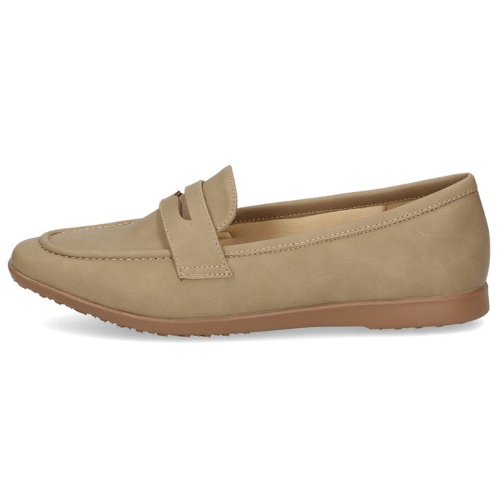 レディース パンプス ローファー フラットパンプス 靴 柔らか 軽量 屈曲性 ゆったり 3E ブラック オーク ふかふかクッション Parade パレード 51117