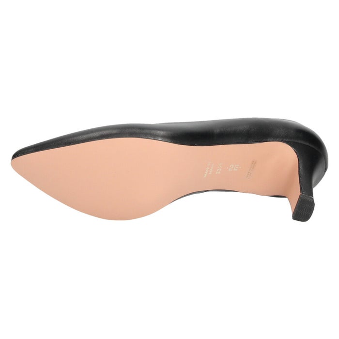 メルモ パンプス レディース 本革 きれいめ オフィス 8068 MELMO 靴 ポンテッドトゥ 黒 ブラック 仕事 通勤 フォーマル 入学式 卒業式 日本製 