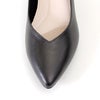 unity ユニティ パンプス ローヒール 黒パンプス 8082 B ブラック 本革 フォーマル レザー ポインテッドトゥ Vカット ワイズ 2E 冠婚葬祭 ベーシック 