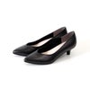 unity ユニティ パンプス ローヒール 黒パンプス 8082 B ブラック 本革 フォーマル レザー ポインテッドトゥ Vカット ワイズ 2E 冠婚葬祭 ベーシック 