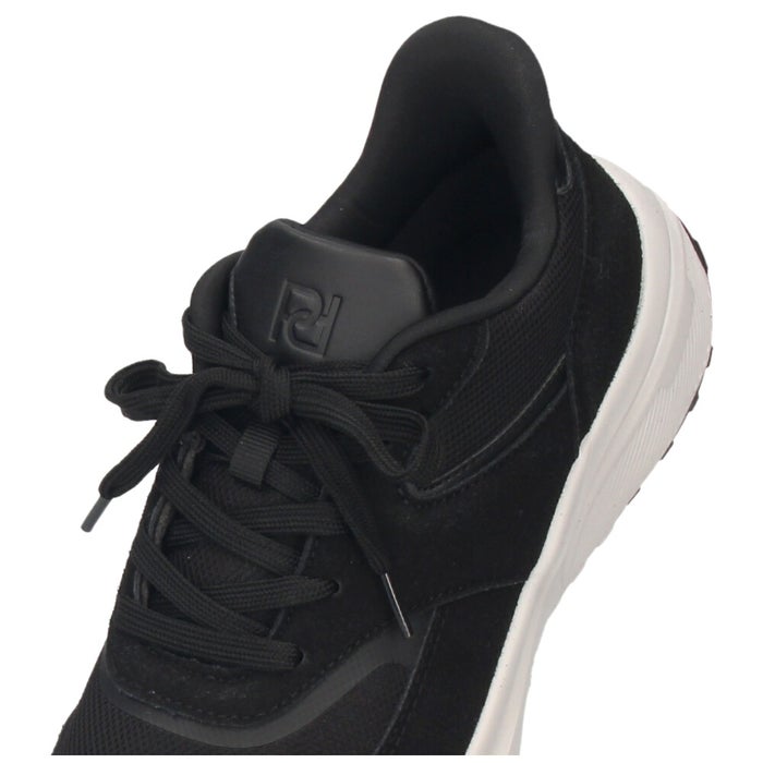 スニーカー レディース ハンズフリー 防水 手を使わずに履ける 靴 スリッポン 軽量 楽すぽっ Parade 51716 黒 ブラック ワイン