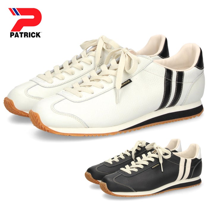 PATRICK パトリック スニーカー NEVADA II ネバダ 2 日本製 本革 レザー メンズ レディース 軽量 17510 ブラック ホワイト