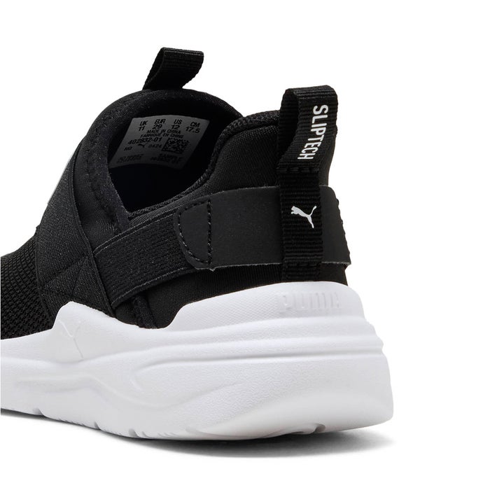 プーマ スリッポン スニーカー キッズ 男の子 女の子 イーズイン ハンズフリー ソフトライド ワイヤード2 PUMA 402832 子供靴 立ったまま履ける