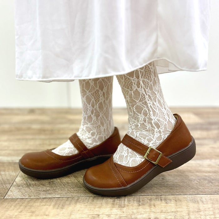 メリージェーンシューズ レディース 靴 ストラップシューズ パンプス 軽量 やわらかい ラウンドトゥ 黒 茶 ブラック キャメル 51306 Parade